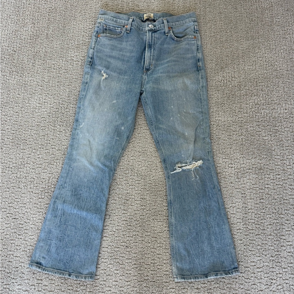 Citizens Of Humanity Blue Boot Cut Jeans